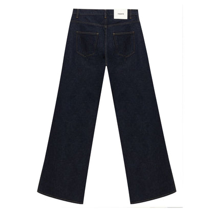 Coperni Blue Cotton High-Waisted Jean by Coperni