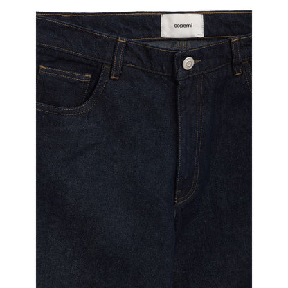 Coperni Blue Cotton High-Waisted Jean by Coperni