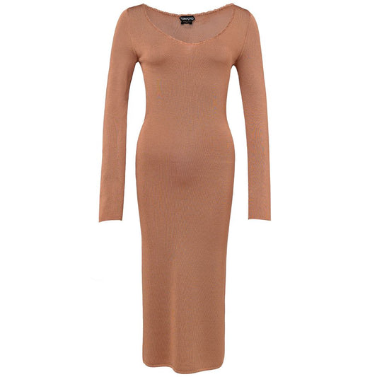 Tom Ford Orange Viscose Long by Tom Ford