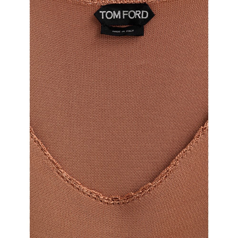 Tom Ford Orange Viscose Long by Tom Ford