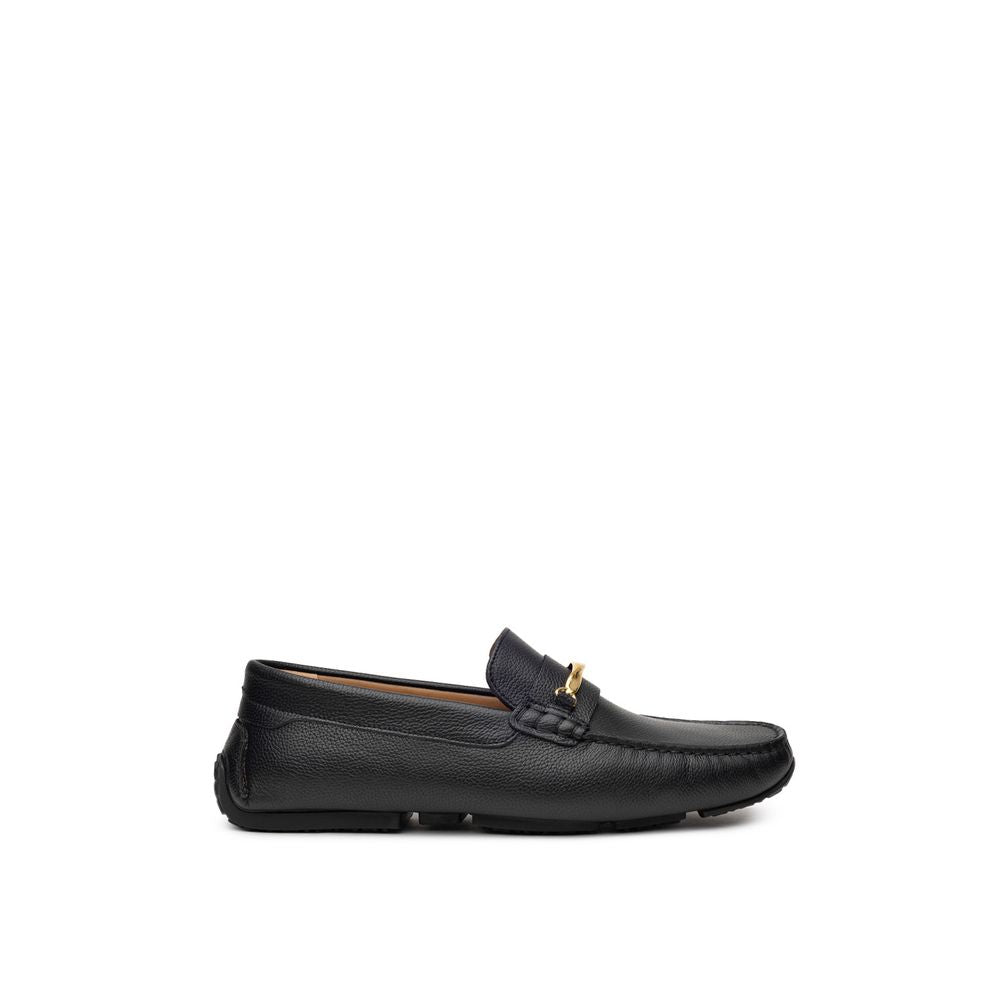 Bally Black Leather Moccassin by Bally