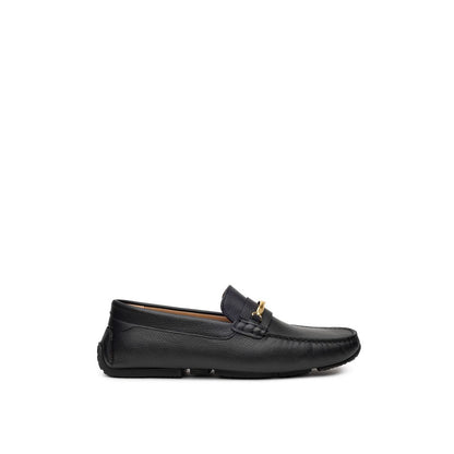 Bally Black Leather Moccassin by Bally