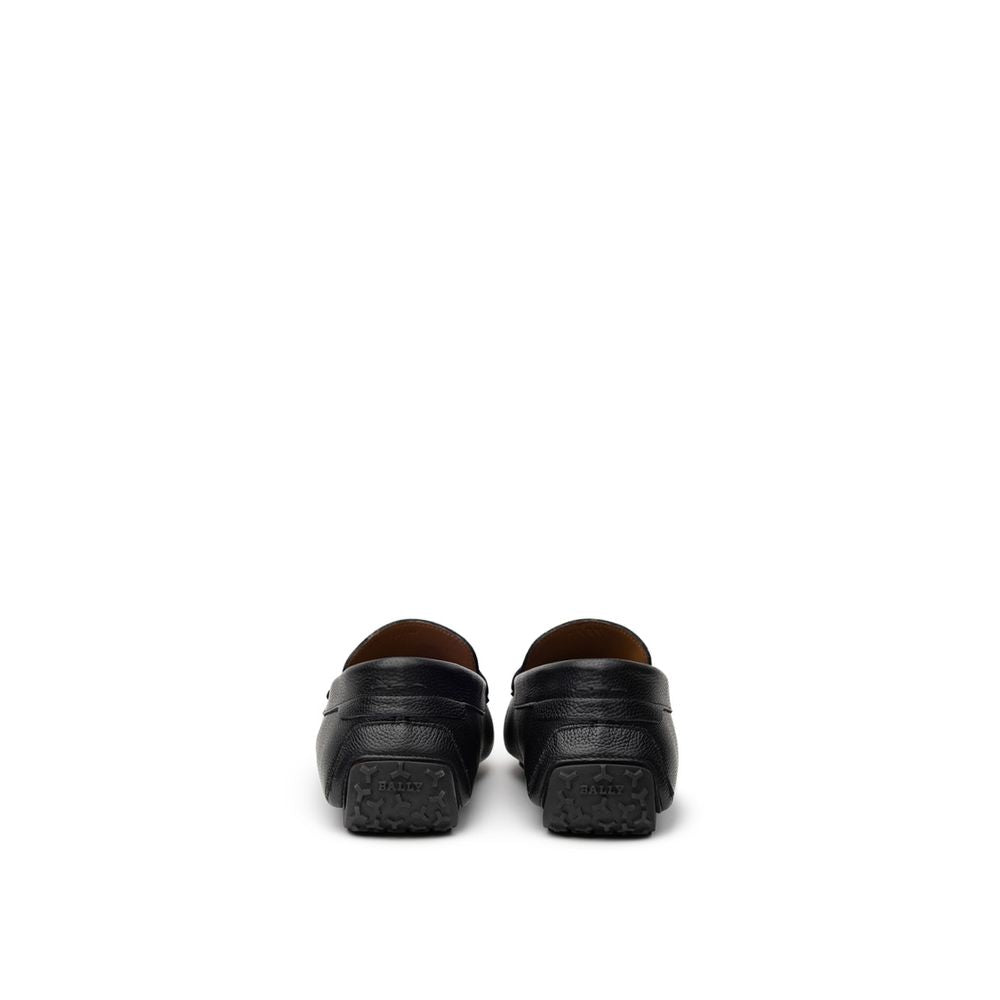 Bally Black Leather Moccassin by Bally