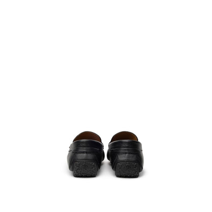 Bally Black Leather Moccassin by Bally