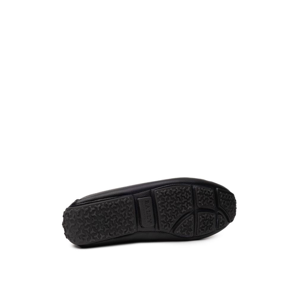 Bally Black Leather Moccassin by Bally