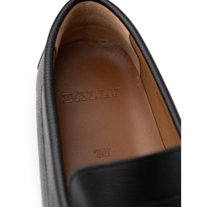 Bally Black Leather Moccassin by Bally