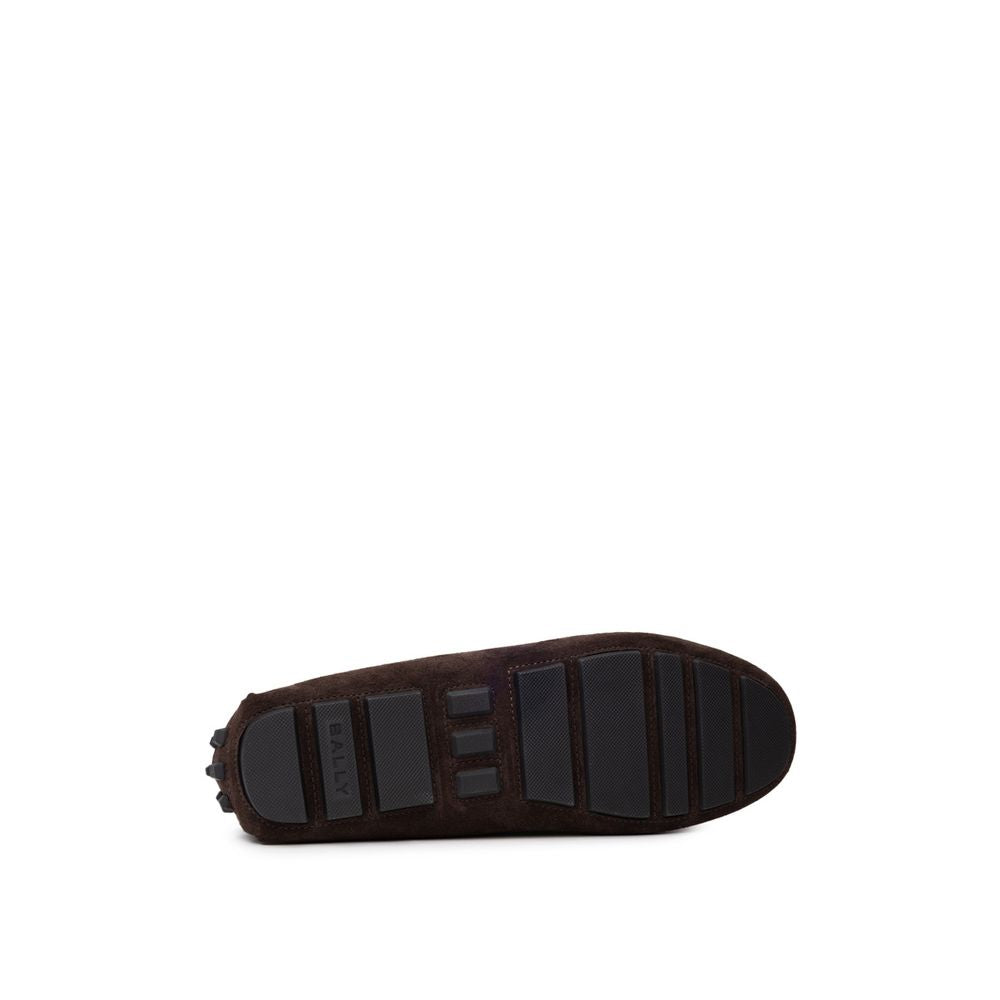 Bally Brown Leather Moccassin by Bally