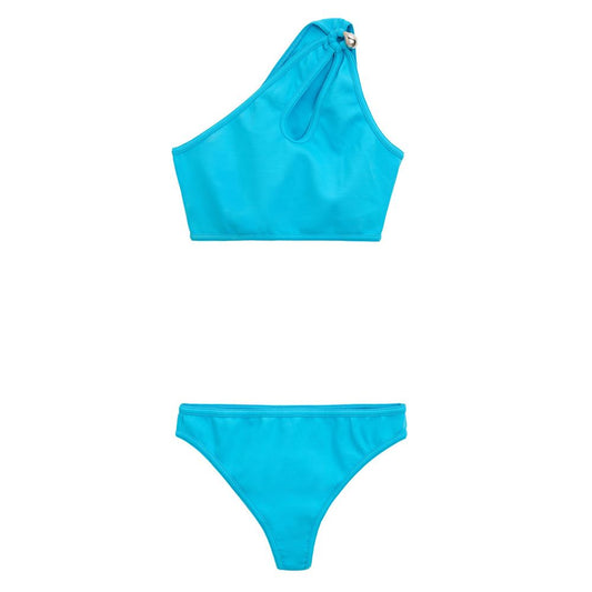 Bikini Bottega Veneta en polyamide turquoise