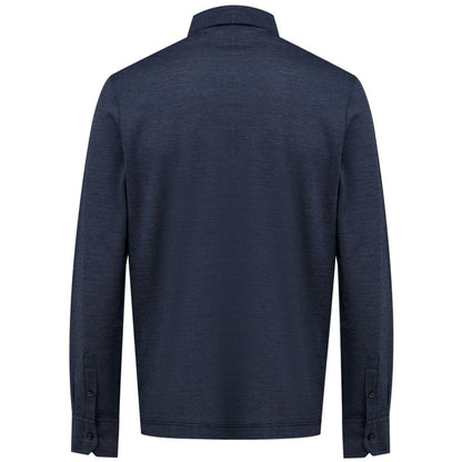 Canali Blue Cotton Shirt by Canali