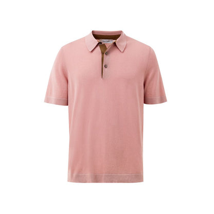 Polo en coton rose Gran Sasso