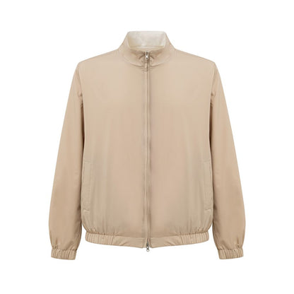 Gran Sasso Beige Polyester Jackets &amp; Coat