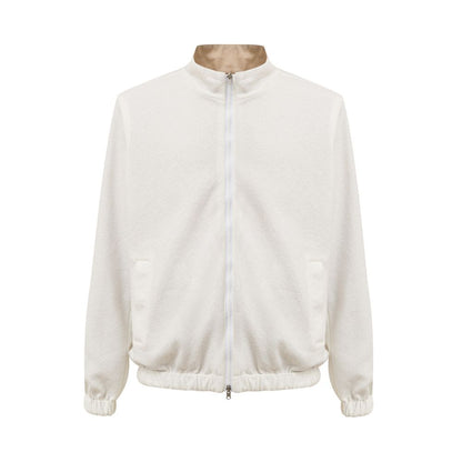 Gran Sasso Beige Polyester Jackets &amp; Coat