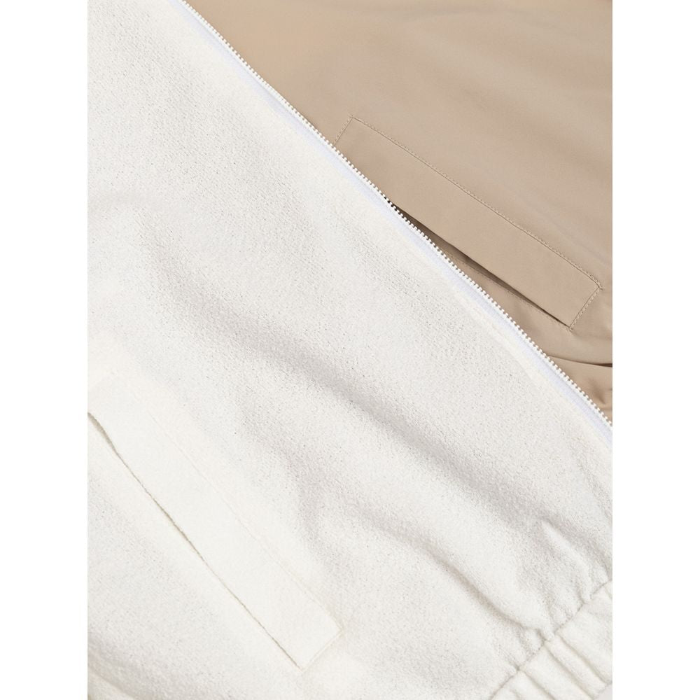 Gran Sasso Beige Polyester Jackets &amp; Coat