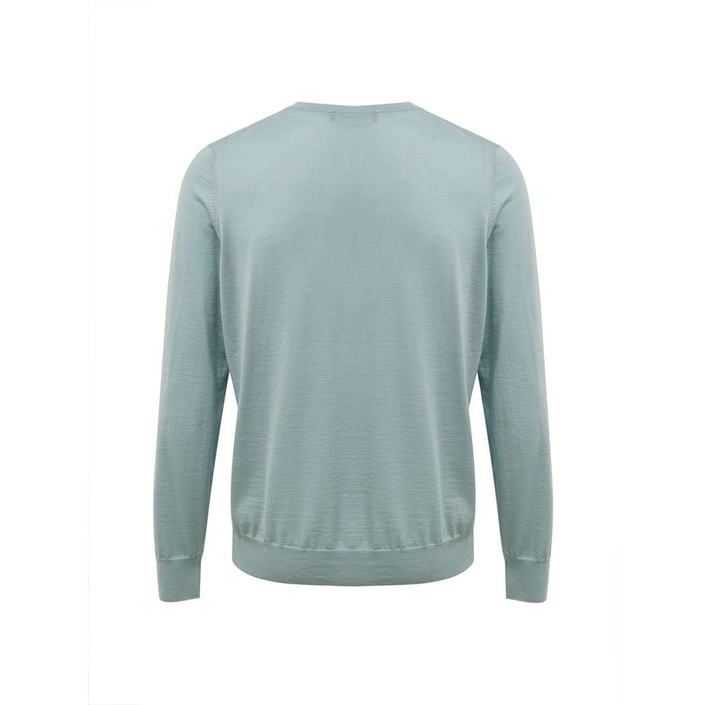 Gran Sasso Blue Cashmere Sweater by Gran Sasso