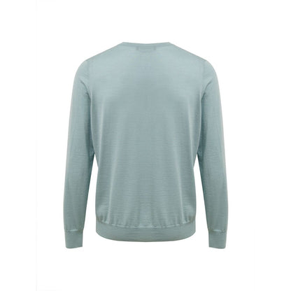 Gran Sasso Blue Cashmere Sweater by Gran Sasso