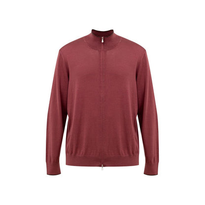 T-shirt en soie rouge Gran Sasso