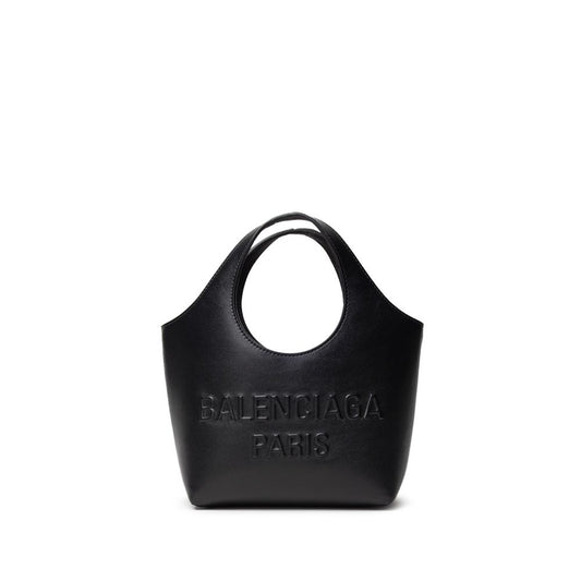 Balenciaga Sac de voyage et de voyage en cuir noir