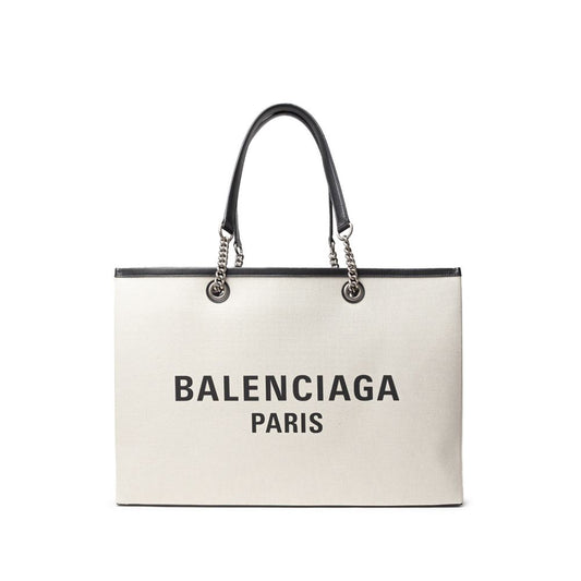 Pull en coton gris Balenciaga