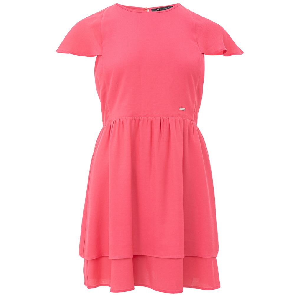 Armani Exchange Fuchsia Viscose Short by Armani Exchange