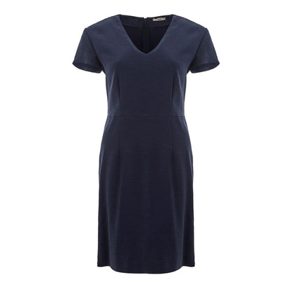 Short en viscose bleu Lardini