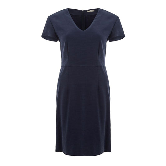 Short en viscose bleu Lardini
