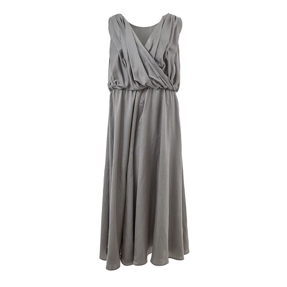 Lardini Gray Silk Long by Lardini