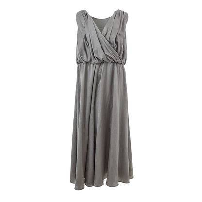 Lardini Gray Silk Long by Lardini