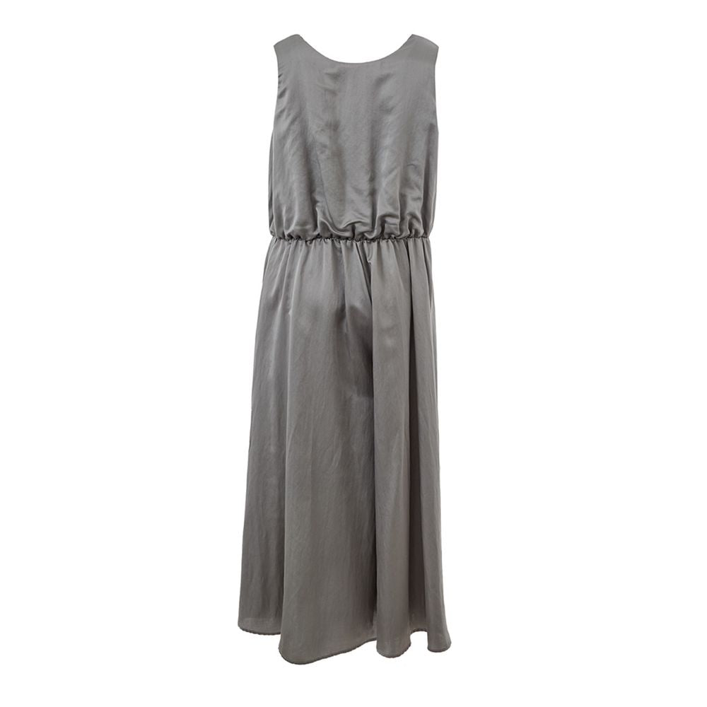 Lardini Gray Silk Long by Lardini
