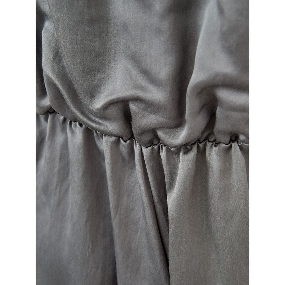 Lardini Gray Silk Long by Lardini