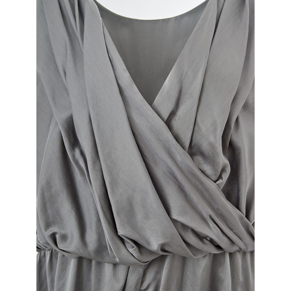 Lardini Gray Silk Long by Lardini