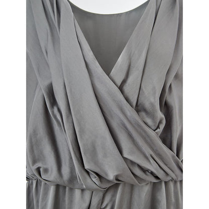 Lardini Gray Silk Long by Lardini