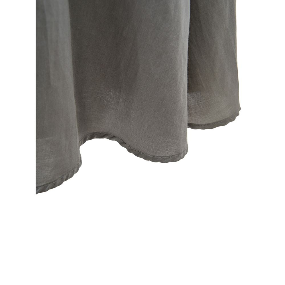 Lardini Gray Silk Long by Lardini