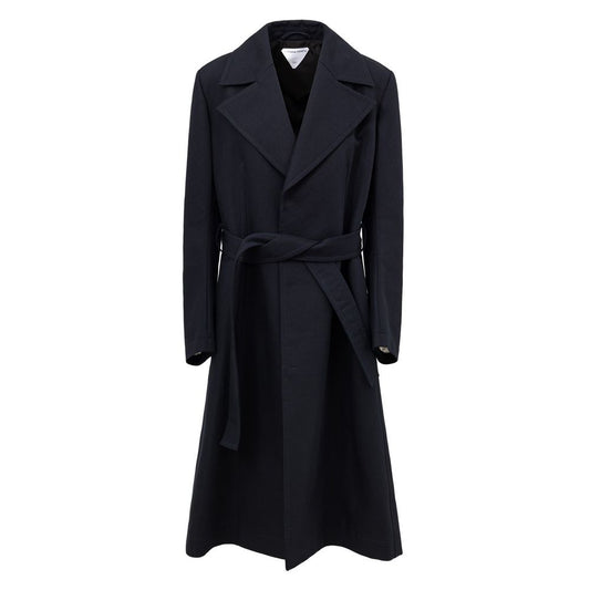 Trench-coat en coton bleu Bottega Veneta