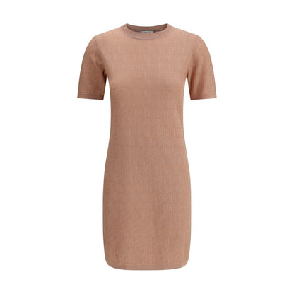 Robe midi Fendi à motif FF