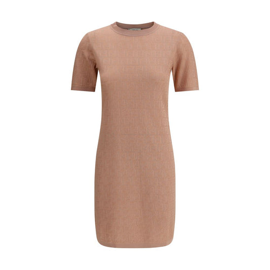 Robe midi Fendi à motif FF