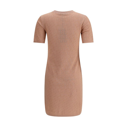Robe midi Fendi à motif FF