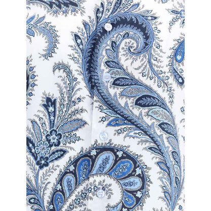 Etro Roma Shirt Cotton With Iconic Paisley Pattern