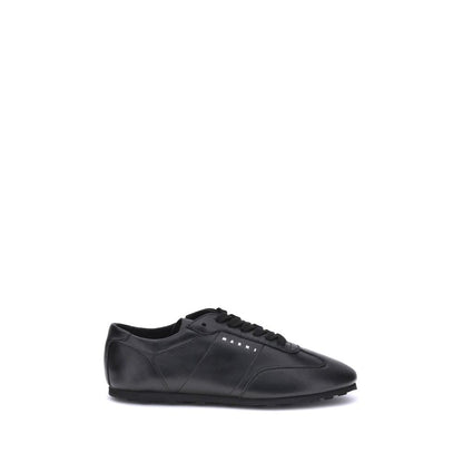Marni Softy Soccer Sneakers Soft Nappa Leather White