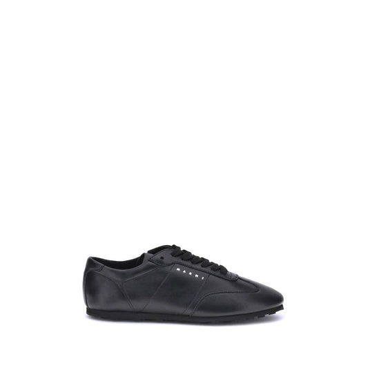 Marni Softy Soccer Sneakers Soft Nappa Leather White