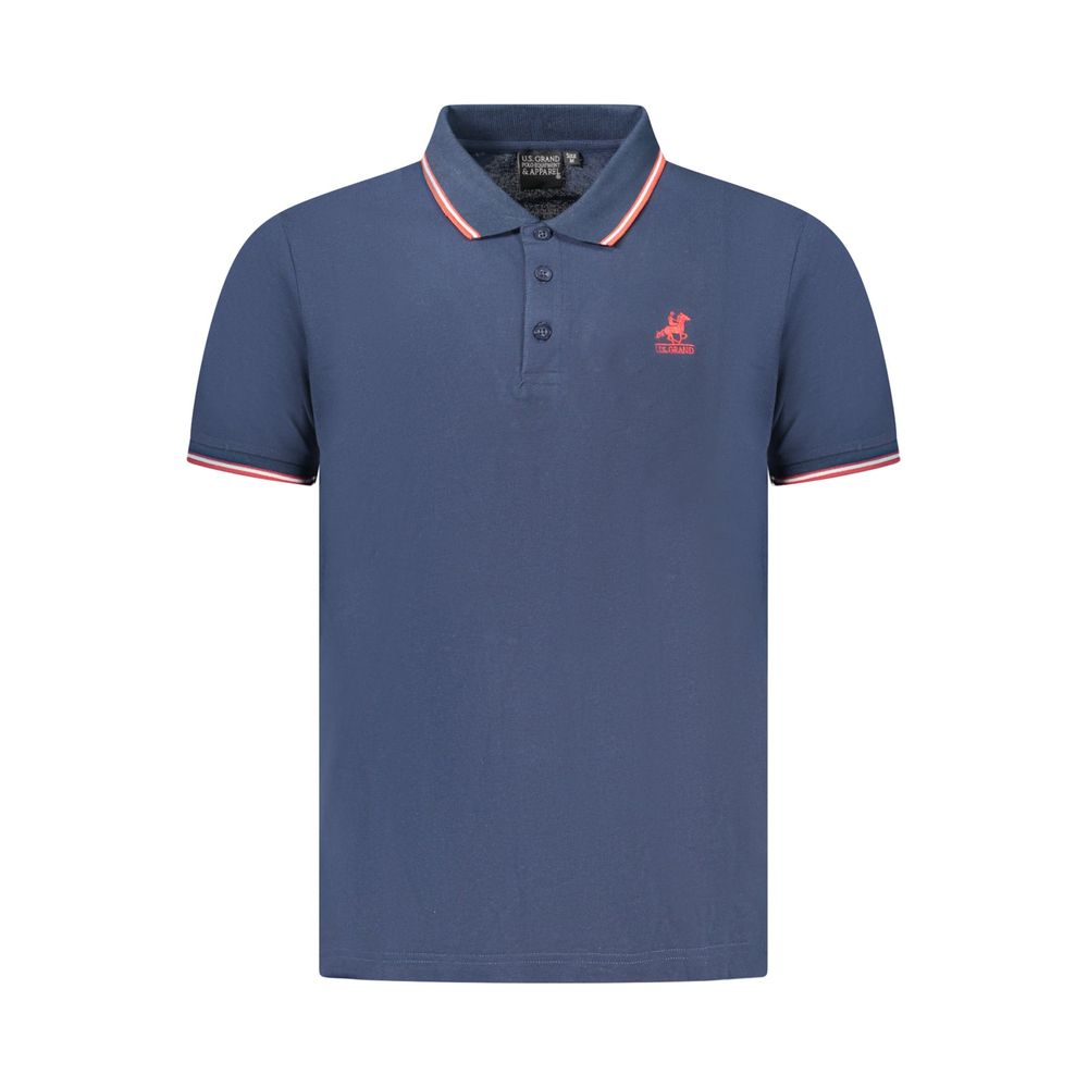 Polo US Grand Polo bleu en coton pour homme