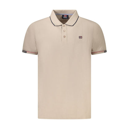 Polo homme en coton beige Norvège 1963