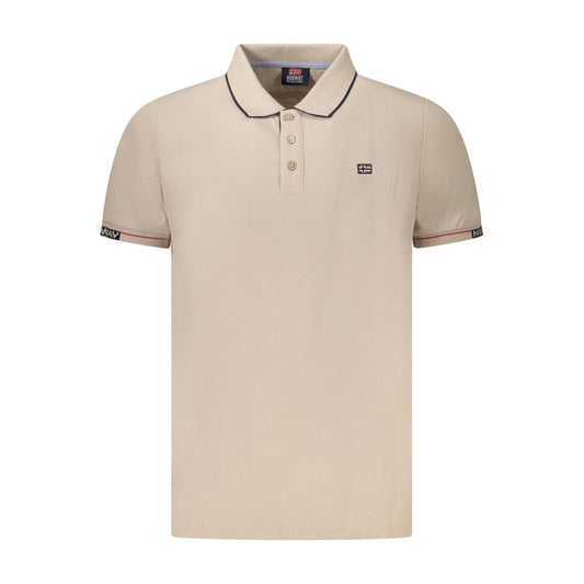 Polo homme en coton beige Norvège 1963