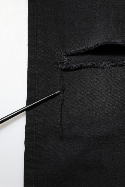 Dolce &amp; Gabbana Black Cotton Skinny Denim Jeans