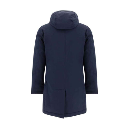 Woolrich Carcoat Down Jacket Wool Down Monochrome Finish