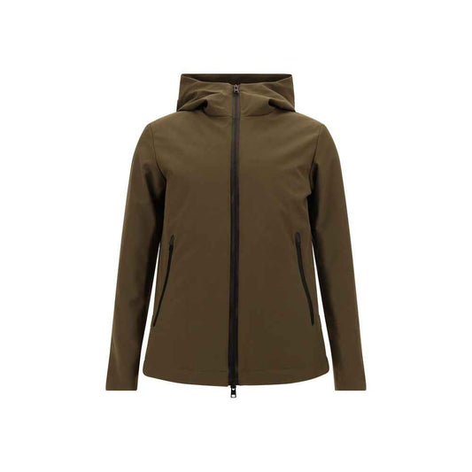 Woolrich Pacific Soft Jacket Polyester Elastane Monochrome