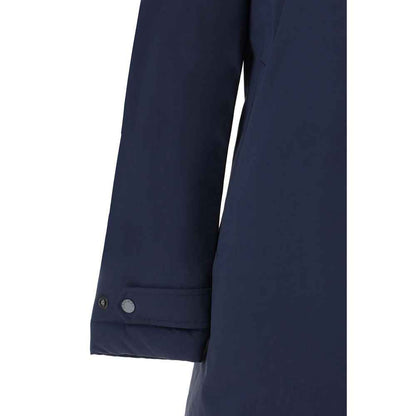 Woolrich Carcoat Down Jacket Wool Down Monochrome Finish
