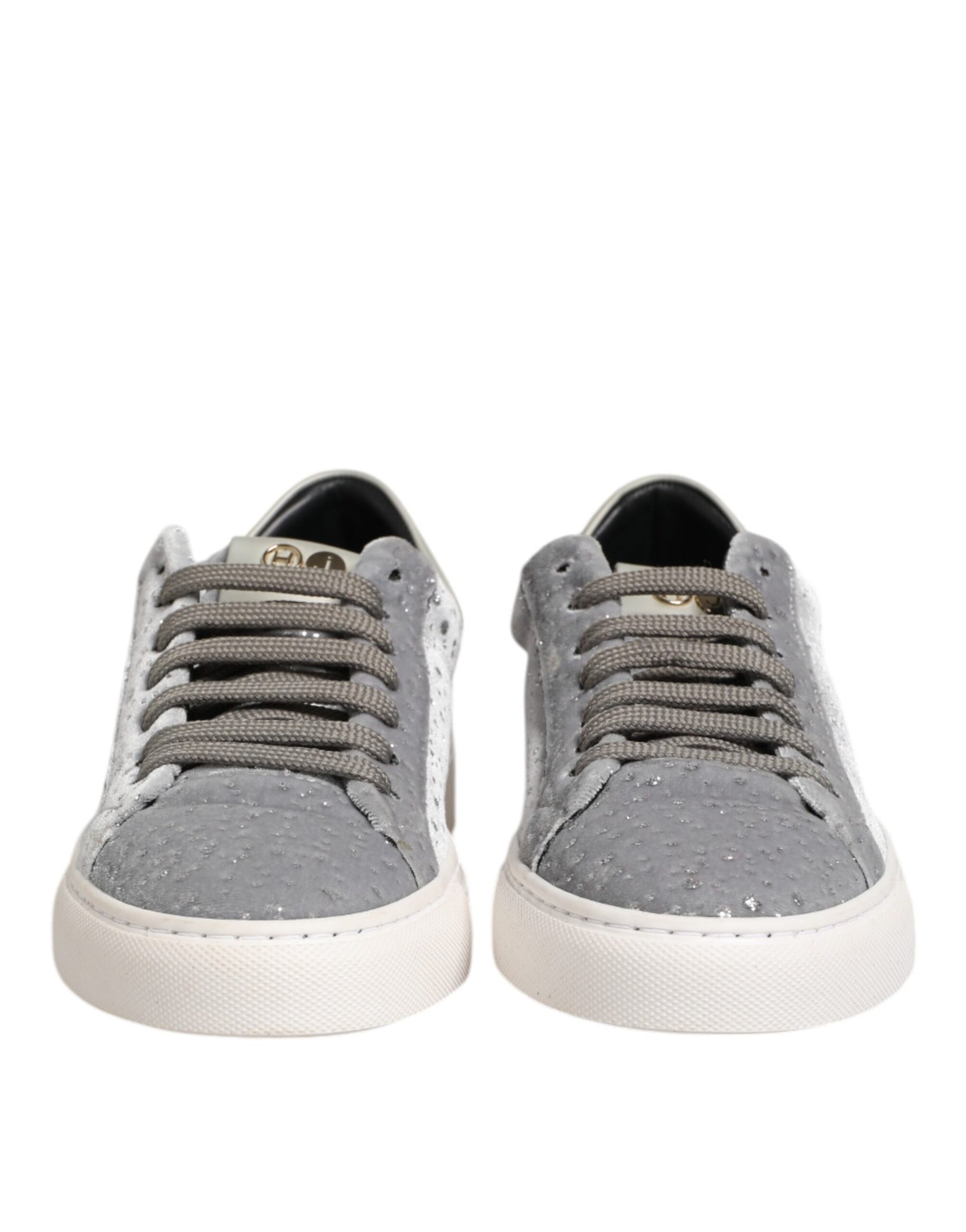 HIDE & JACK Gray Suede Low Top Lace Up Sneakers Shoes by HIDE & JACK
