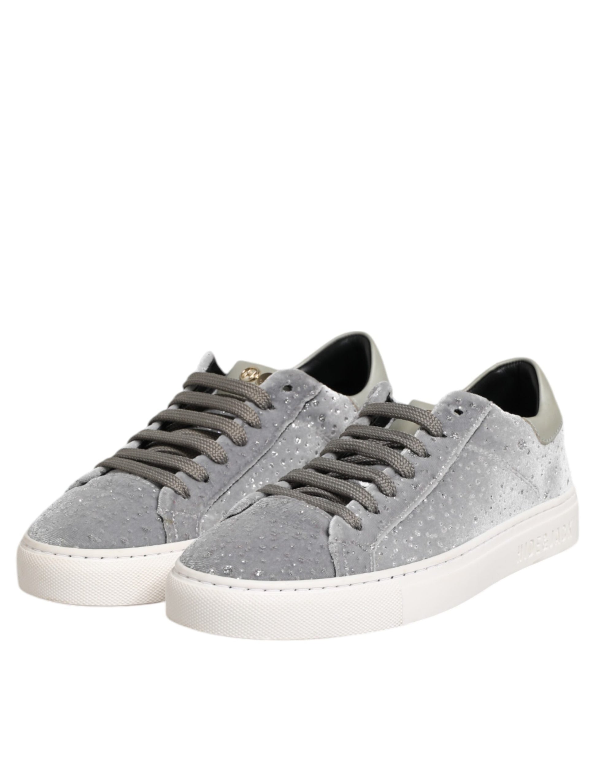 HIDE & JACK Gray Suede Low Top Lace Up Sneakers Shoes by HIDE & JACK