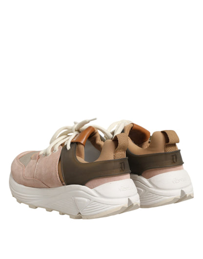 Dondup Multicolor Suede Low Top Women Sneakers Shoes by Dondup