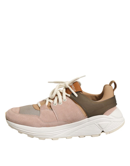 Dondup Multicolor Suede Low Top Women Sneakers Shoes by Dondup